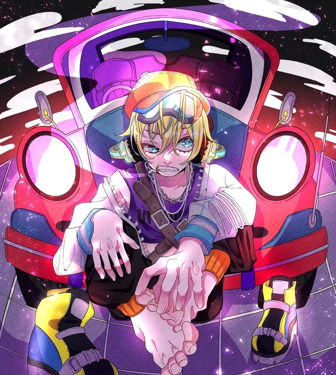 派手で可愛い！鮮やかなイラスト描きます 見た瞬間に惹きつける、鮮やかで個性的なイラスト イメージ2