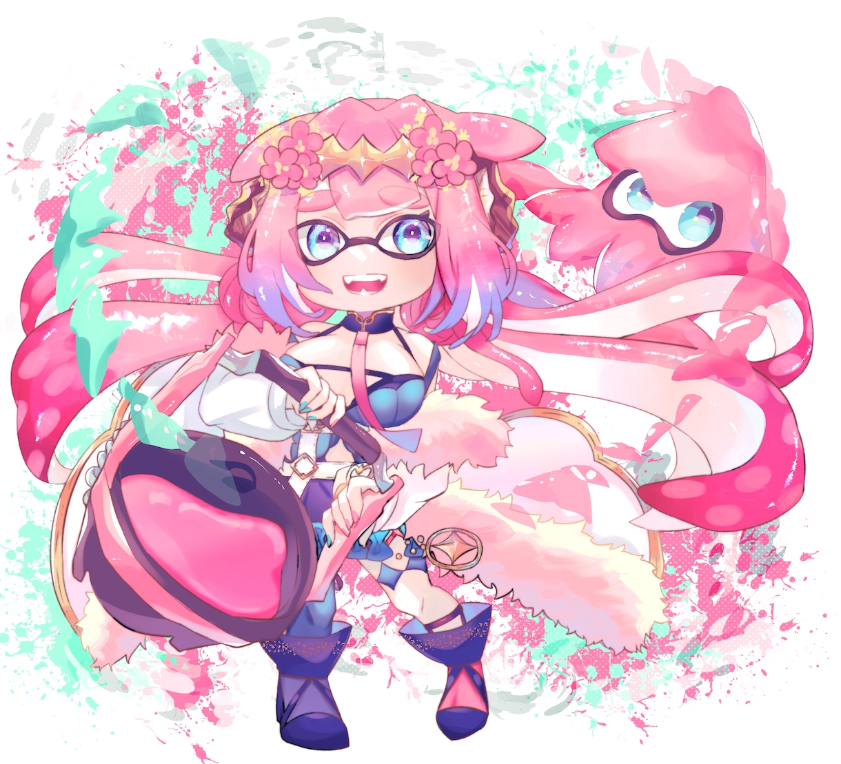 ＳDキャラ・ミニキャラ・デフォルメキャラ描きます キラキラ可愛いミニキャラ描きます イメージ2