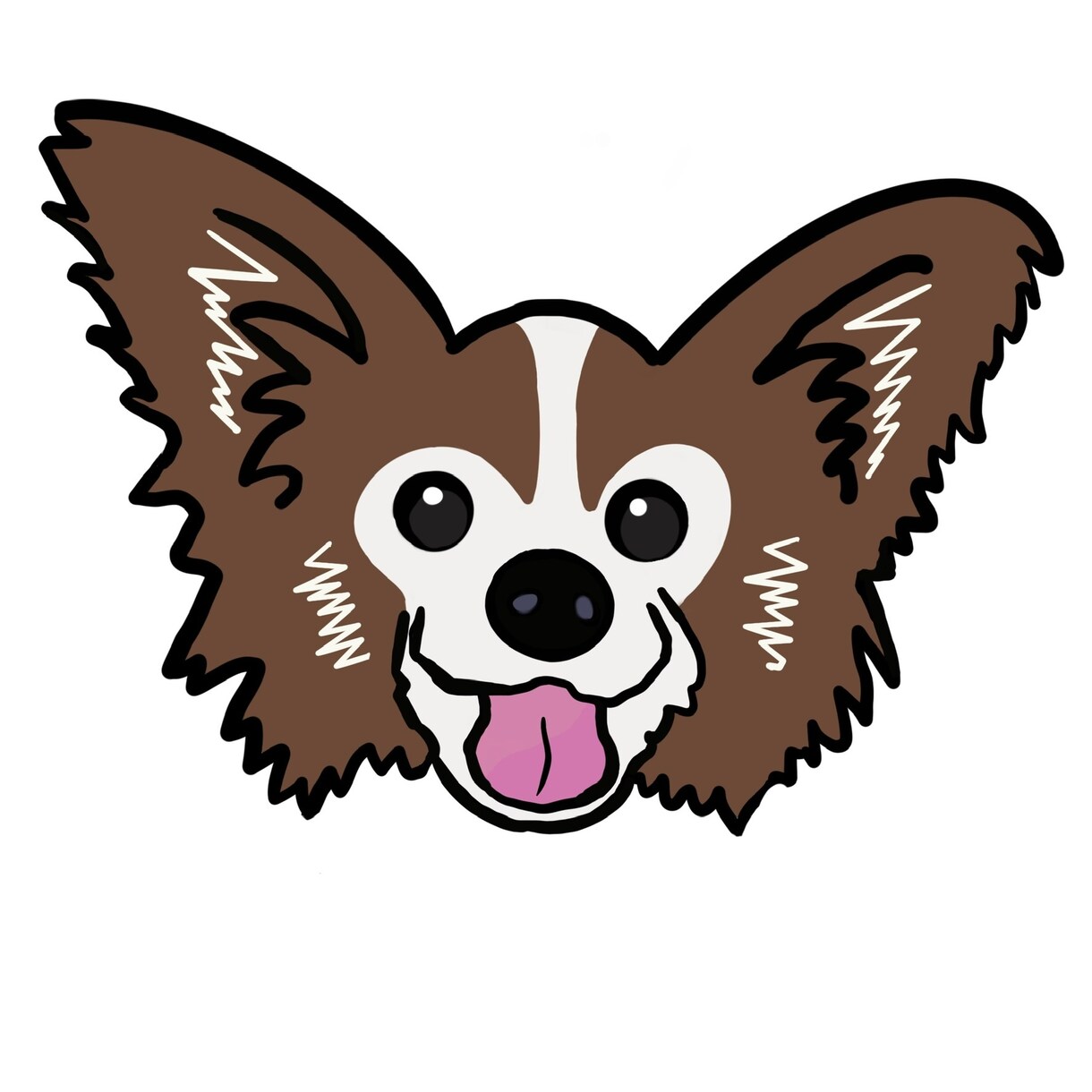 ペットの似顔絵を可愛く描きます ワンちゃんを可愛くイラストします。アイコンにオススメ！！ イメージ1