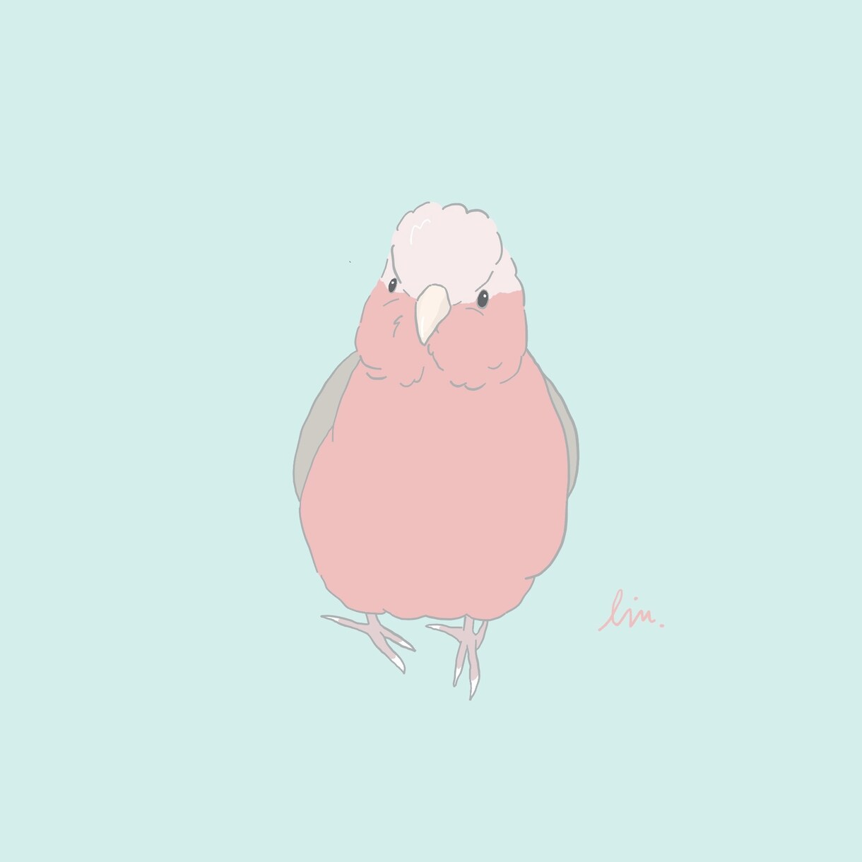 商用可☆鳥さんのおしゃれなイラストを2枚描きます SNSやブログのアイコンやプレゼントなどにどうぞ♪ イメージ10