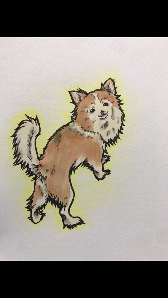 似顔絵＊ウエディング＊ペット等手書き郵送します 似顔絵、ウエルカムボード 、ペット等手書きで郵送いたします！ イメージ2