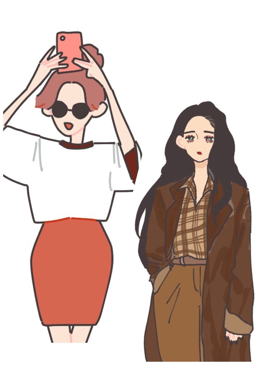 どなたでも！似顔絵や、日常の数コマ漫画など描きます 似顔絵も！お気に入りの服や憧れの服を絵の中で着れる！ イメージ7