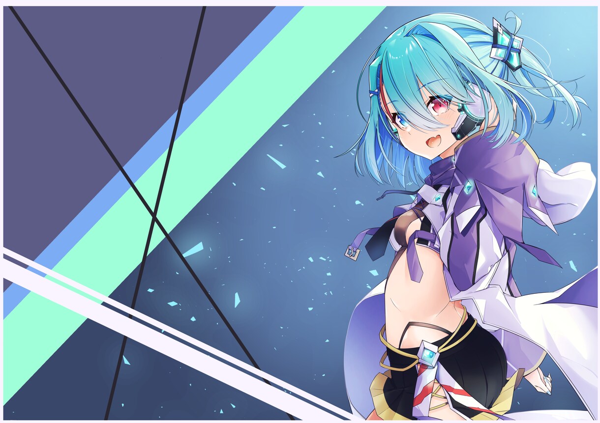 オリジナルのキャラクター1枚絵を制作します 要と問わず、1枚絵全般を描きます！ イメージ5