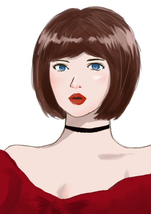 女性の仕草にこだわった女性のイラストを描いています 雰囲気あるイラストでストーリーを生み出します！ イメージ3