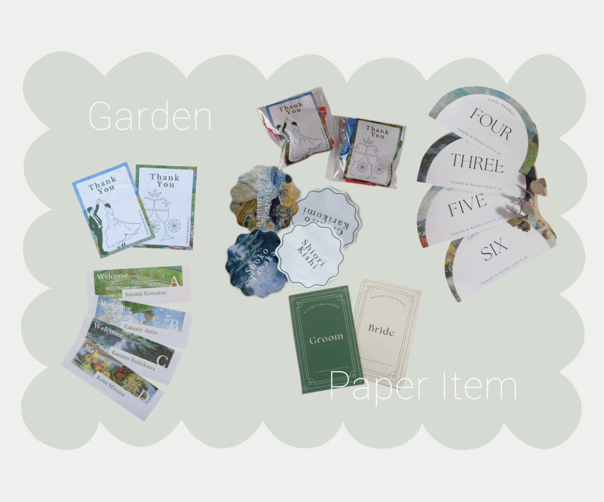 アートたっぷりのペーパーアイテム♪作れます プロフィールブックとセットでお得に購入も可能です！ イメージ1