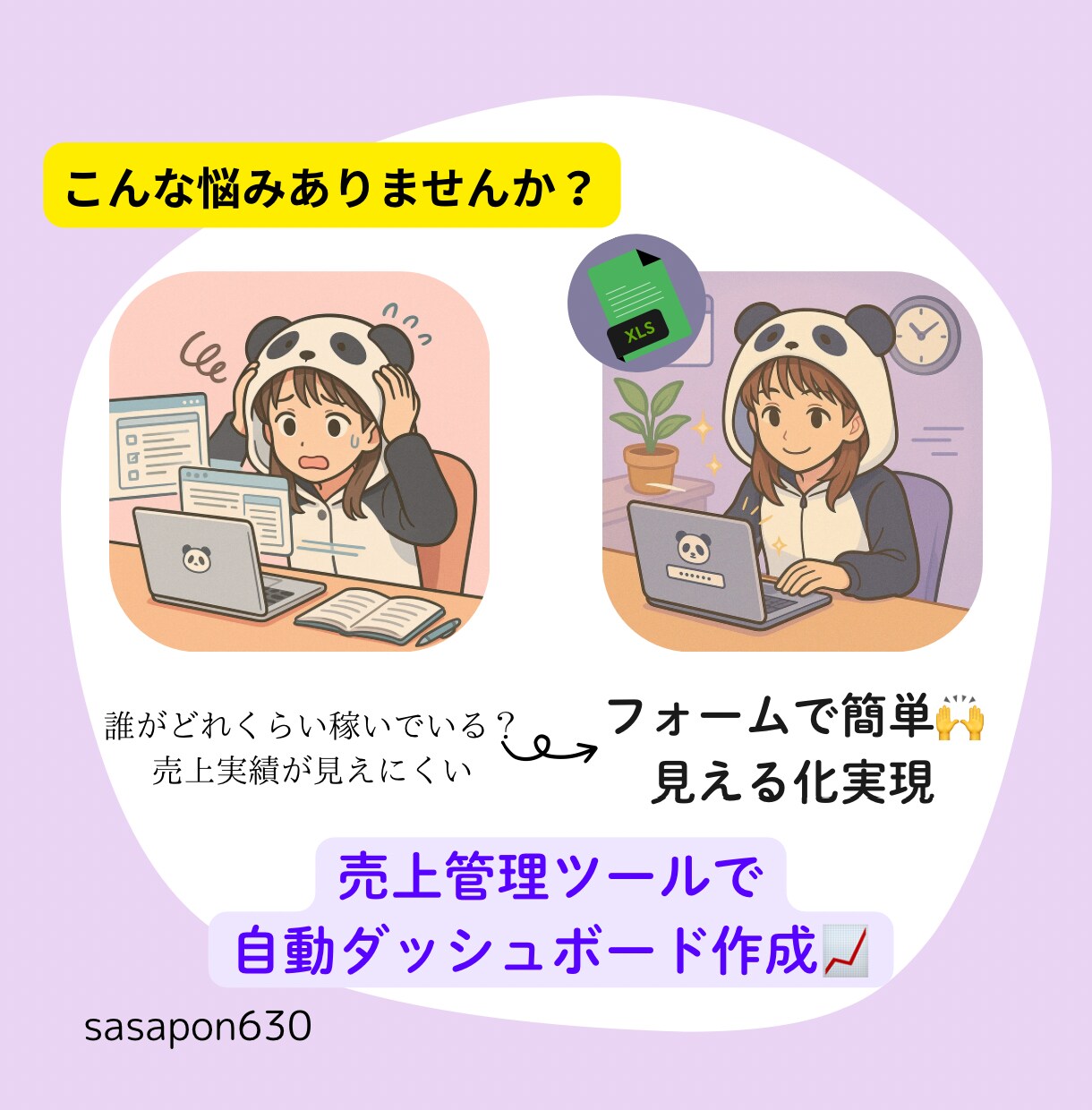 建築業界向け｜便利な売上管理ツール販売します フォーム入力だけでダッシュボード完成！売上管理ツール イメージ2