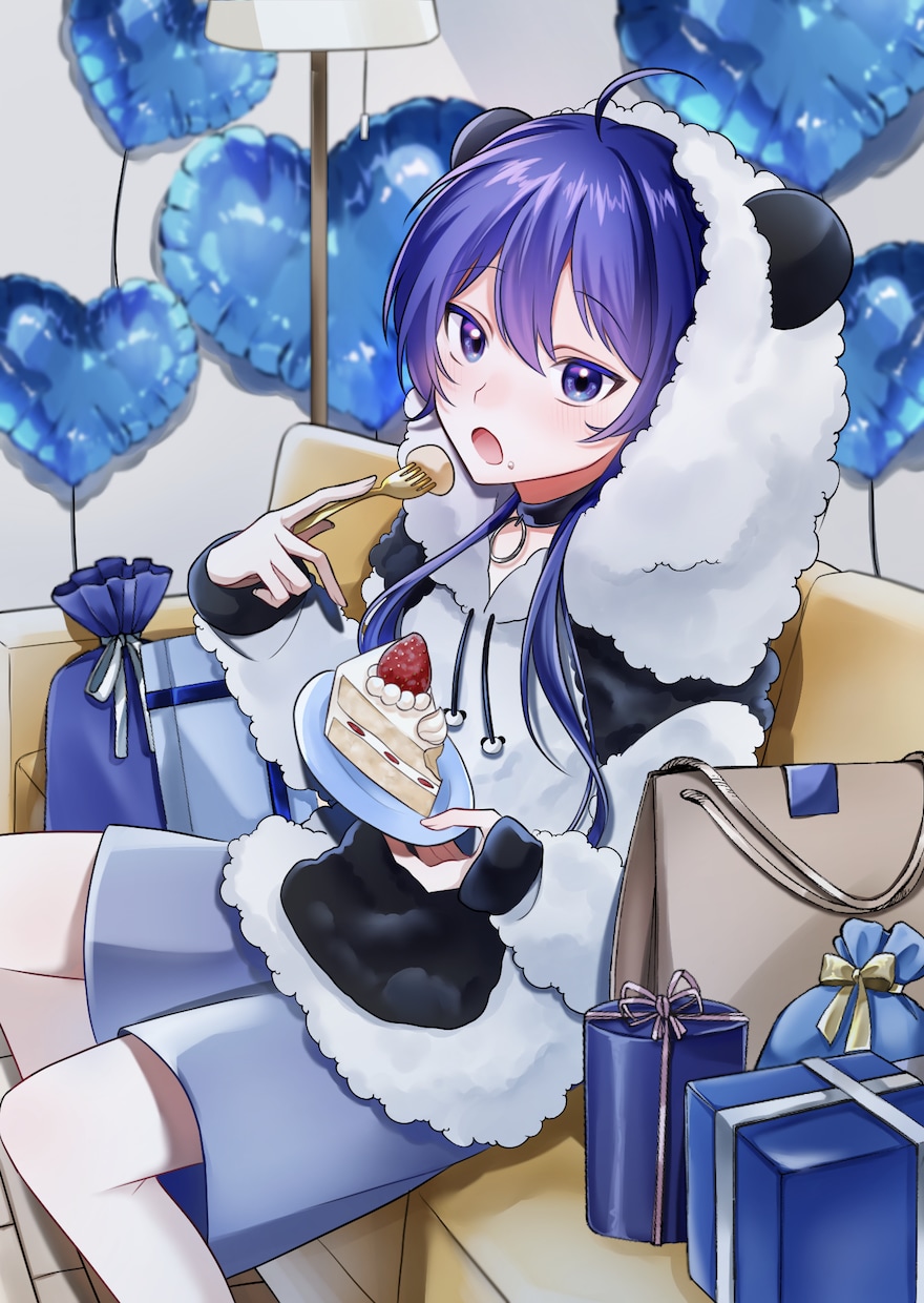 IRIAM返礼品の1枚絵お描きします 透明感と鮮やかな1枚絵で素敵な思い出を！ イメージ3