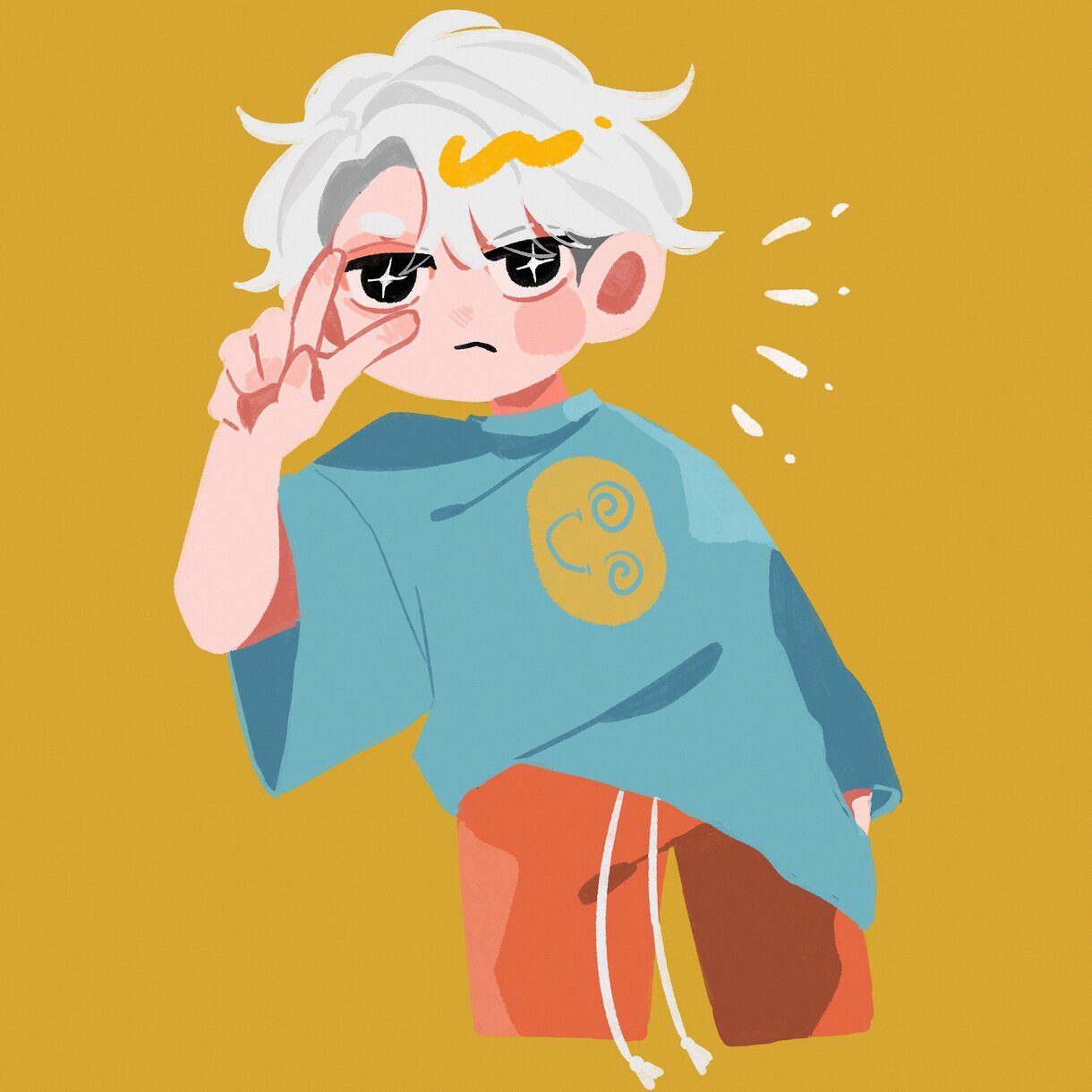 可愛らしく柔らかい似顔絵お描きします 絵本のようなあたたかいイラストを作成致します。 イメージ3