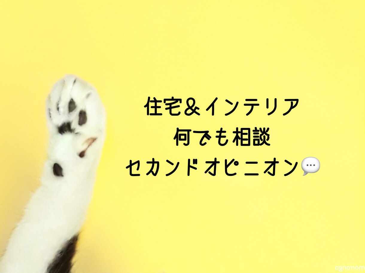 新規★住宅＆インテリア相談セカンドオピニオンします 30代現役女性1級建築士が親身にあなたのお悩みに答えます! イメージ1