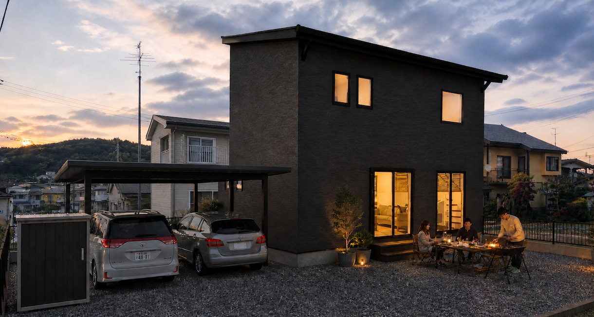 新築住宅をイメージできる外観パースを作成します 外壁・屋根・玄関の色合わせに｜住宅営業歴15年以上 イメージ3