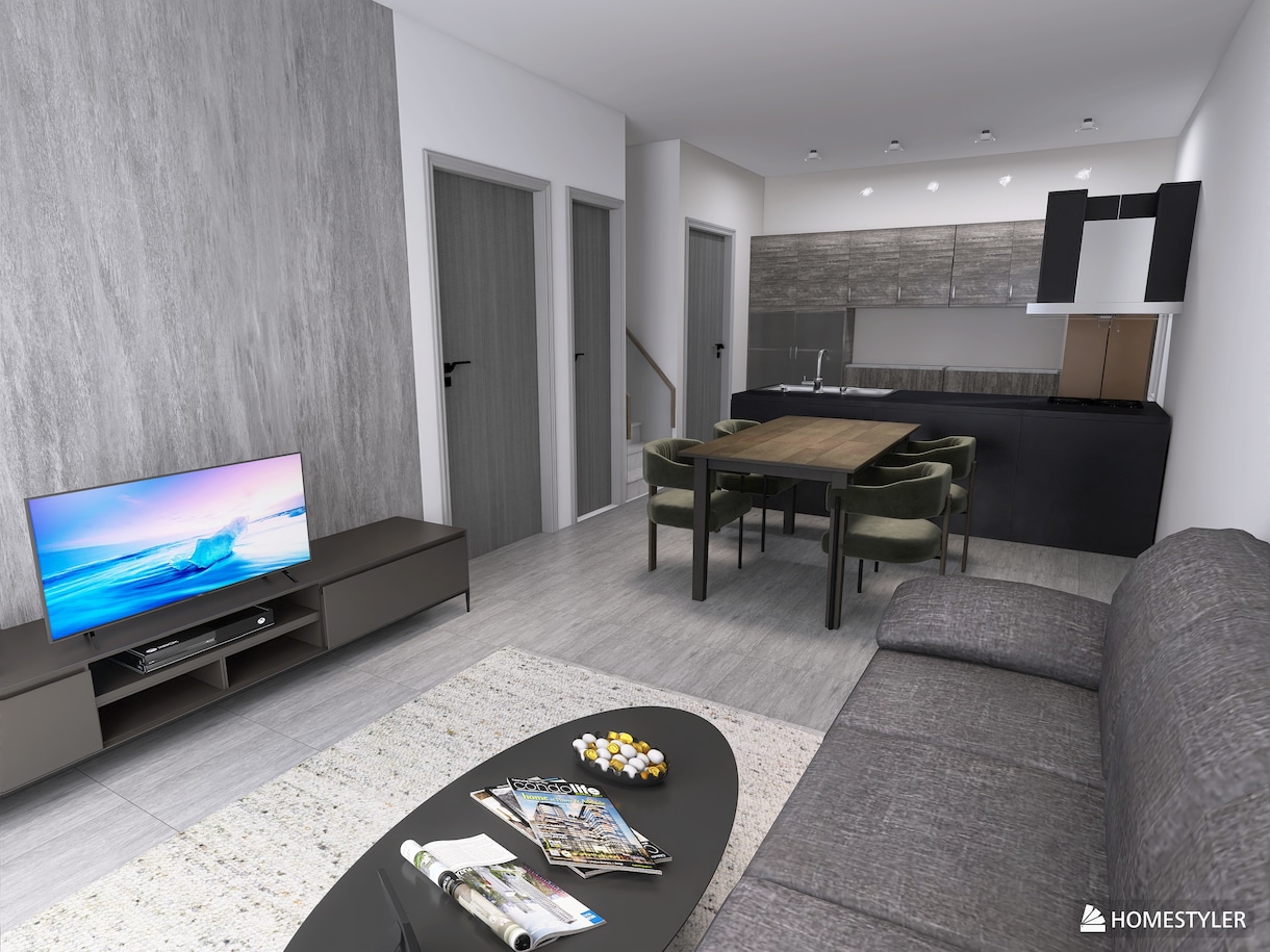 20枚まで変更無料！住宅の3Dパースを制作します 家具の位置変更、カラー変更等による比較検討をしたい方へ イメージ3