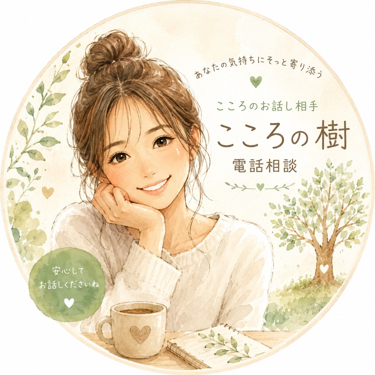 心の休憩所｜ じっくりお話をお聴きします 頑張りすぎて疲れた心に、ひと休みできる場所を。 イメージ1