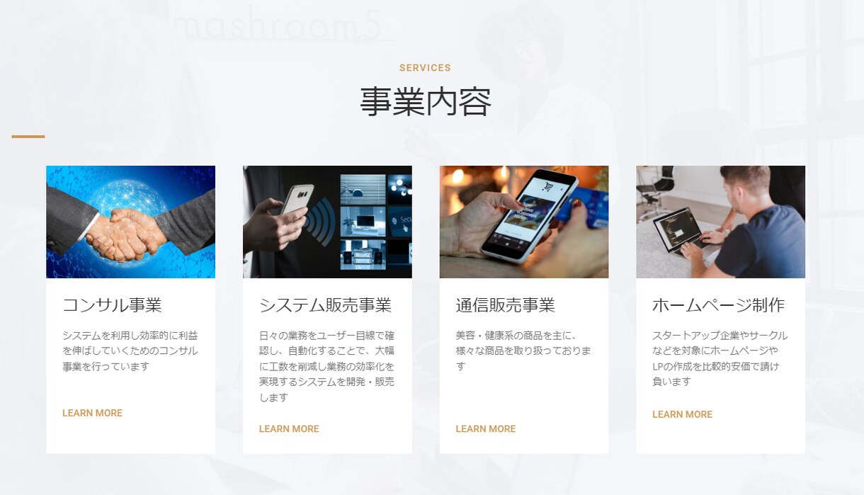 初心者におすすめ！ホームページを格安で制作します ブログ運営、起業予定、サークル向け等のHP作成を請け負います イメージ2