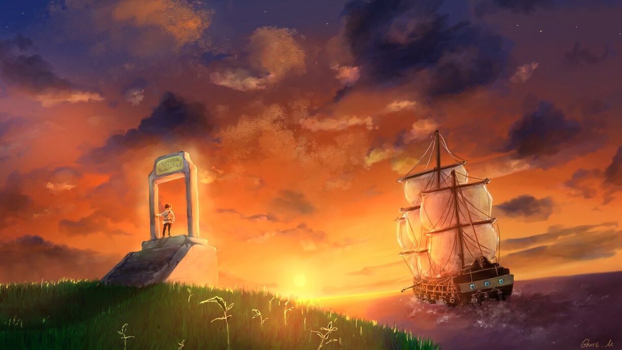 背景、イメージボード等描かせていただきます ファンタジーを感じられる作品を！ イメージ1