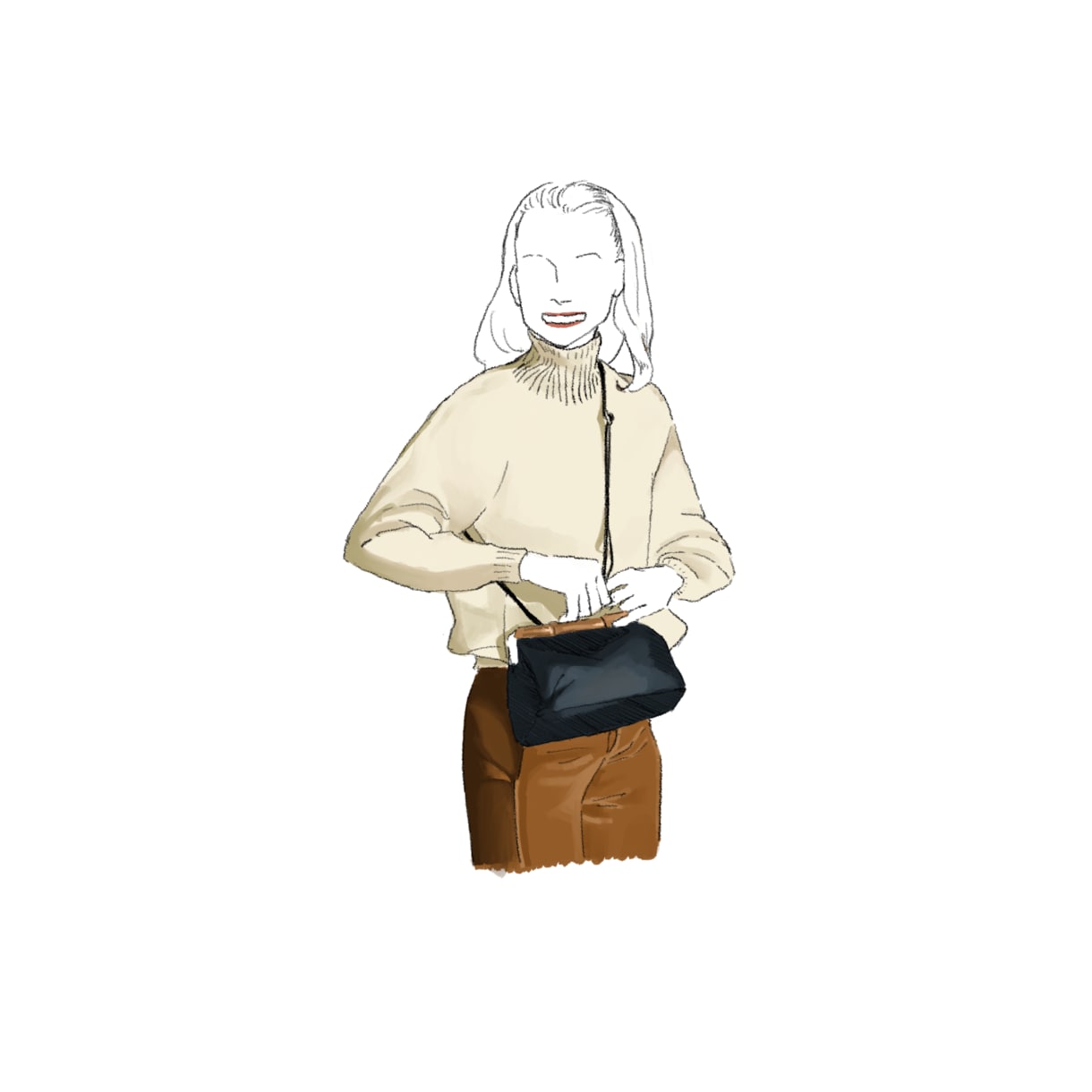 女性誌風イラスト承ります ウェルカムボード◯アイコンなど商用利用OK イメージ2
