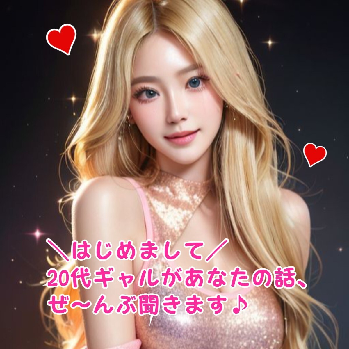ただ誰かと喋りたい夜、ギャルが付き合います 静かな夜の相手、よかったらわたしでどう？ イメージ1