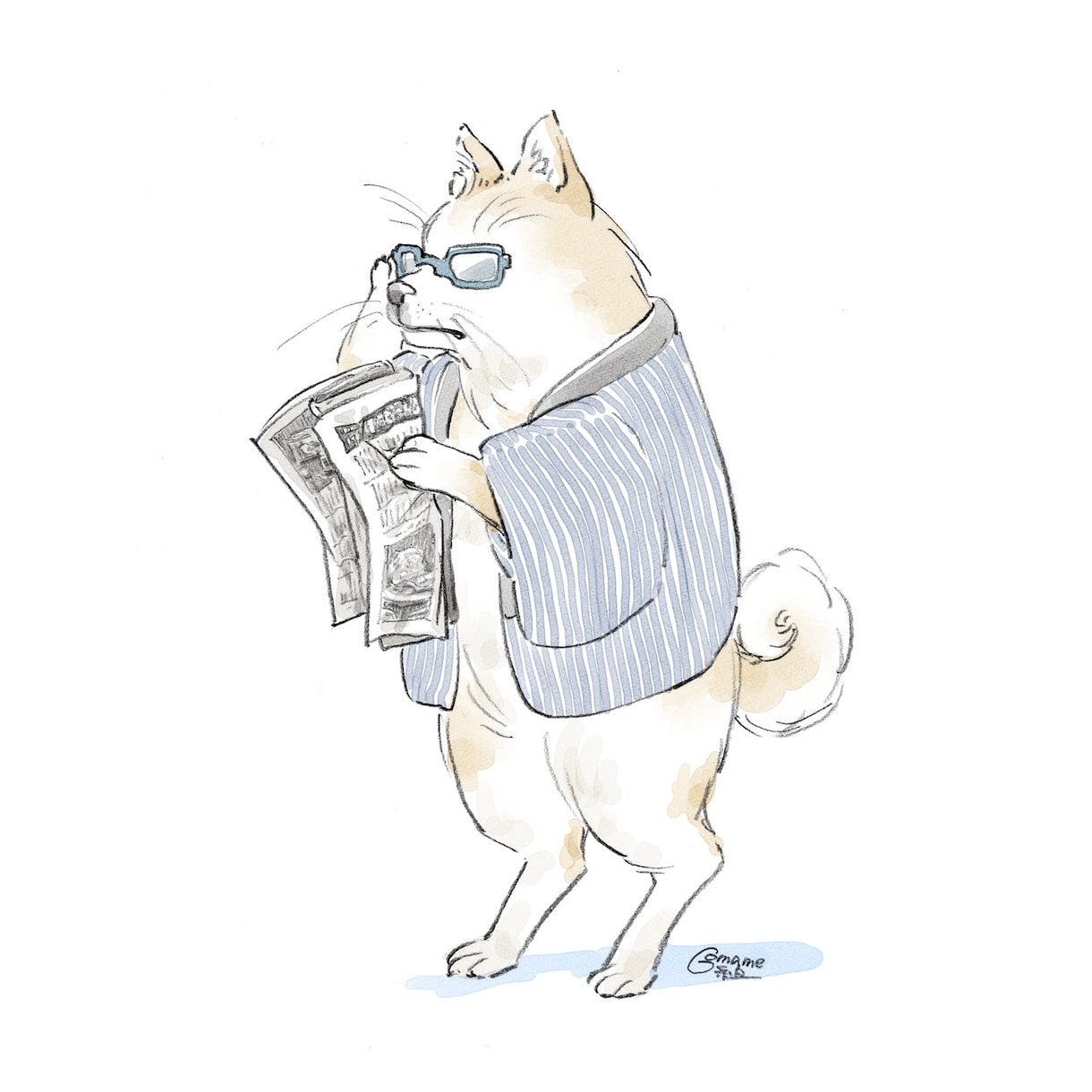 コミカルな動物イラスト描きます ペットの絵や似顔絵代わりにも！用途に合わせてお描きします イメージ2