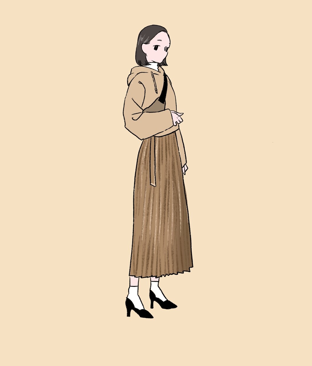 スタイリッシュな全身アイコン作成致します あなたの雰囲気に合わせた私服コーデのイラストを作成します！ イメージ2
