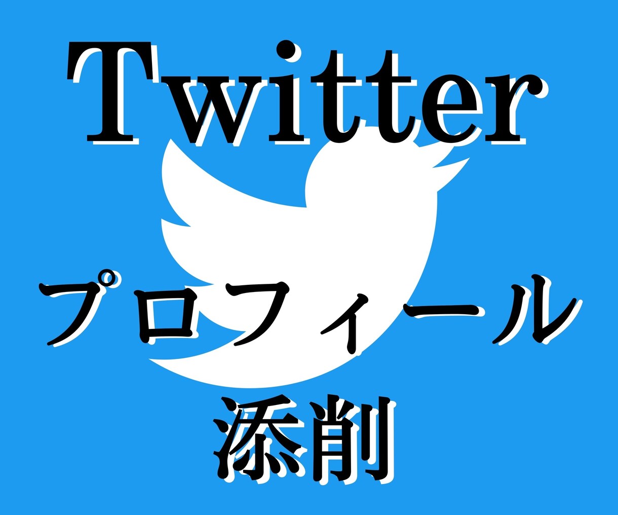プロのTwitter運用師がプロフィール添削します プロフ添削実績80件以上のプロがガチ添削 イメージ1