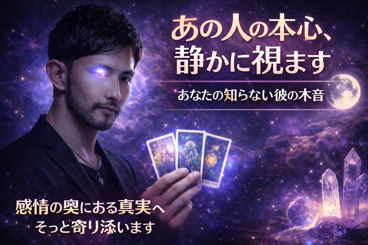 あの人の気持ちを占ってスッキリさせます 彼氏の気持ち、真実を知りたくないですか？彼氏の気持ちの本音 イメージ2