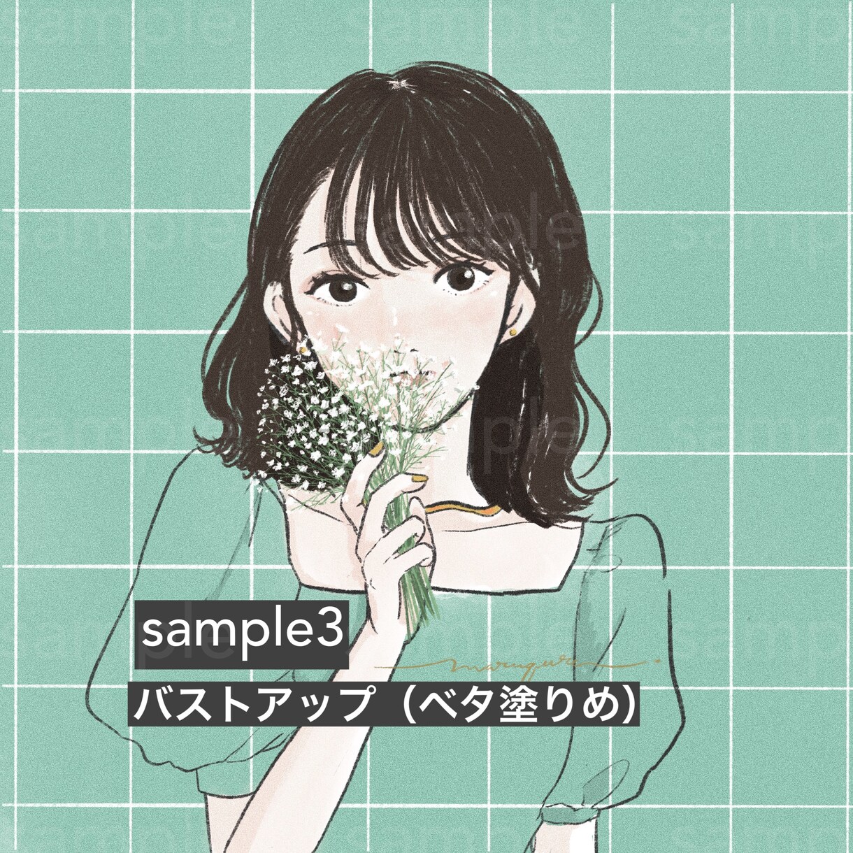 商用OK！柔らかいタッチで目を惹く人物画を描きます アイコンや書籍等の挿絵など、様々な用途でご使用頂けます◎ イメージ4