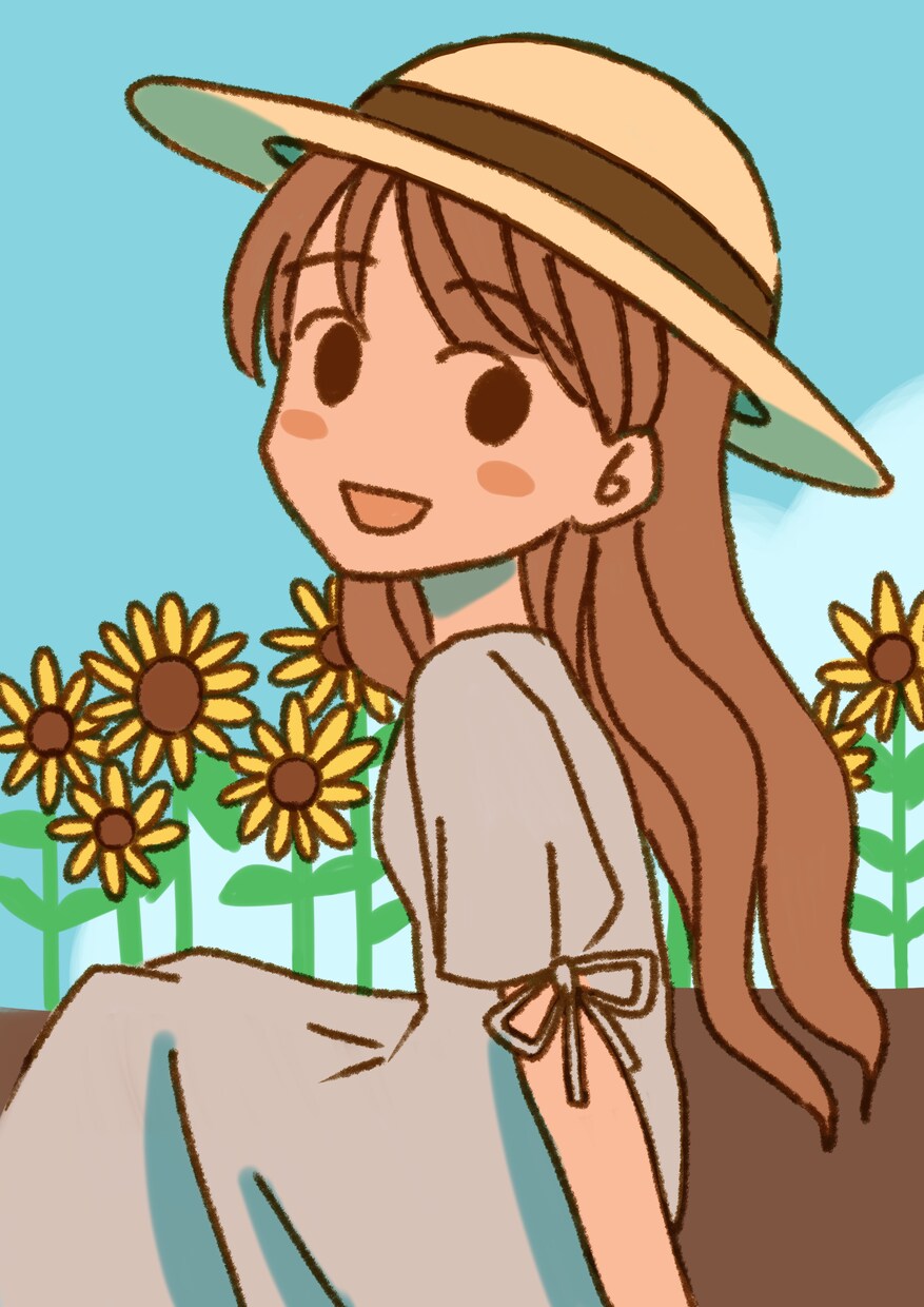 ほんわか優しいイラスト描きます SNSのアイコンなどにお使いください。 イメージ1