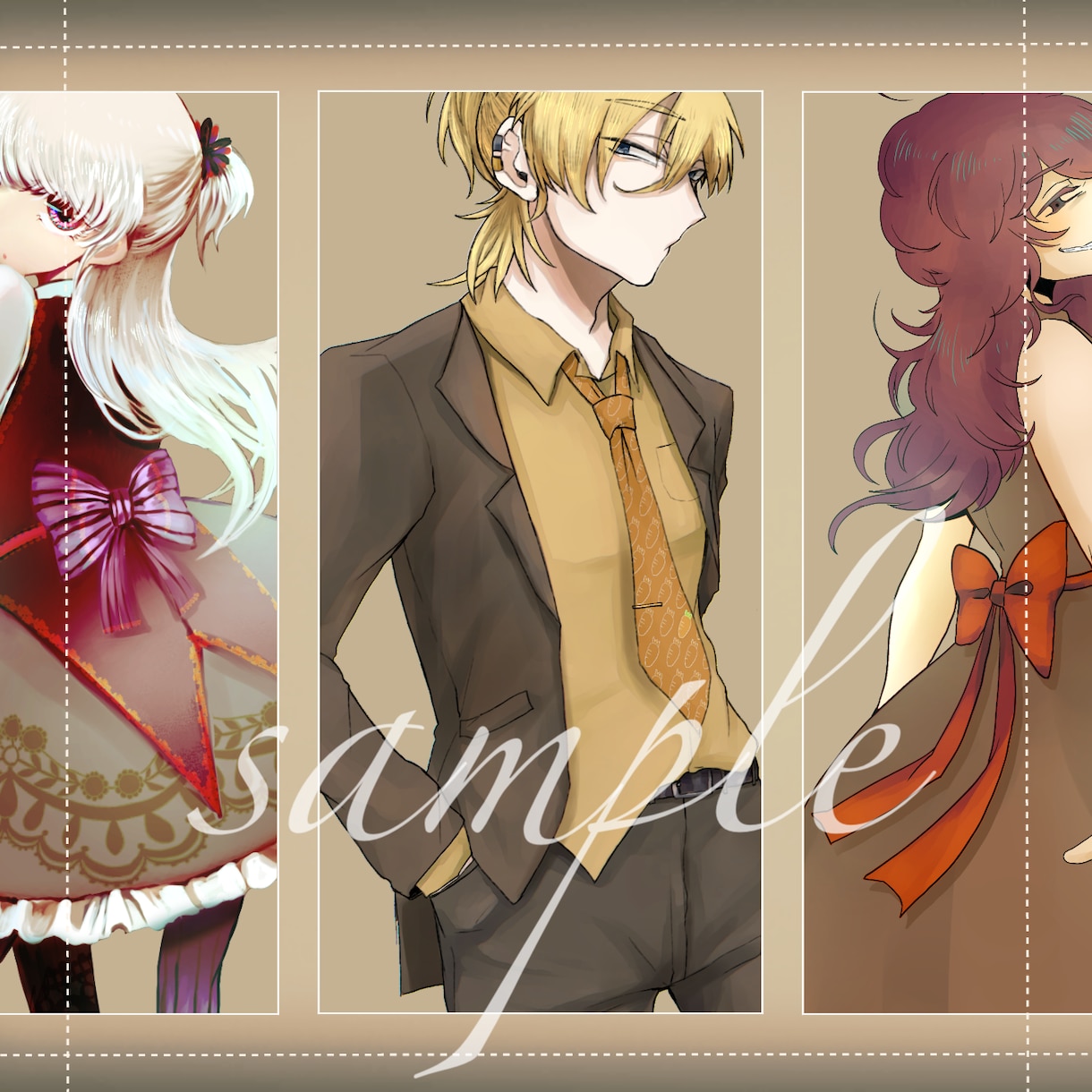 TRPG、ゲーム、動画等で使える立ち絵を描きます ◆立ち絵を制作　最短3日　おまけの表情差分つき◆ イメージ1