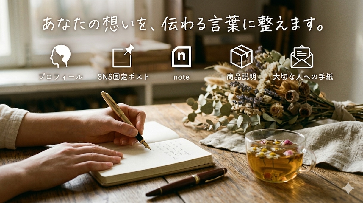 やさしく文章壁打ちします あなたの想いを整えて伝わる形に イメージ1