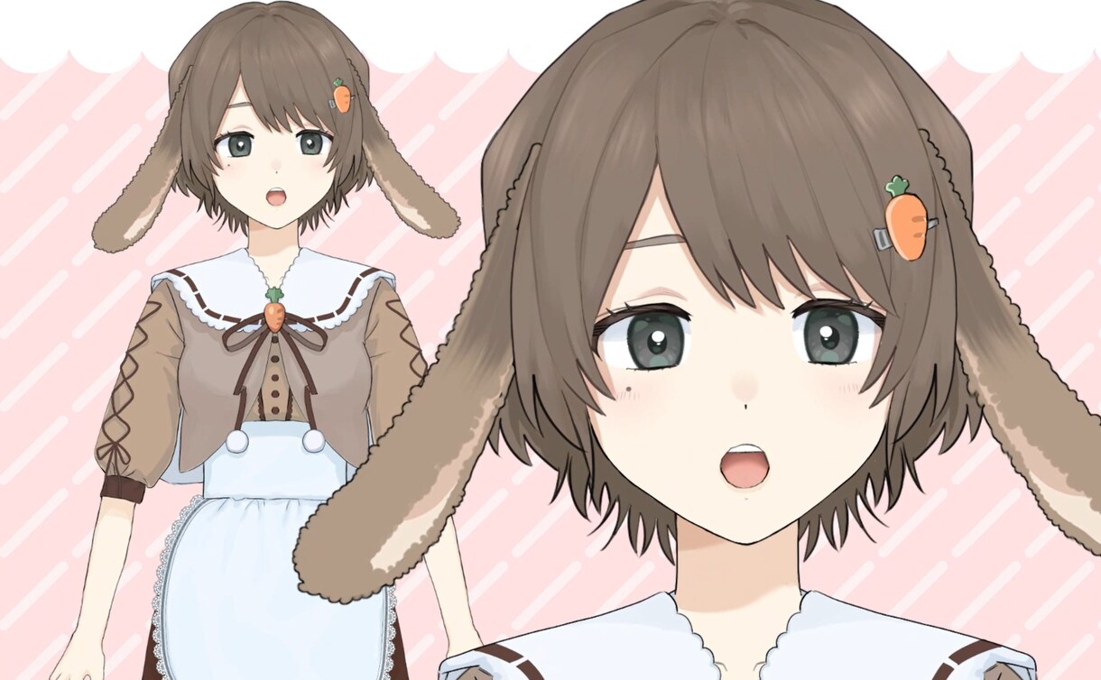高品質低価格！理想を盛り込んだVtuber作ります ラフ修正無制限！キャラデザから実際に動くまでご希望通りに。 イメージ2