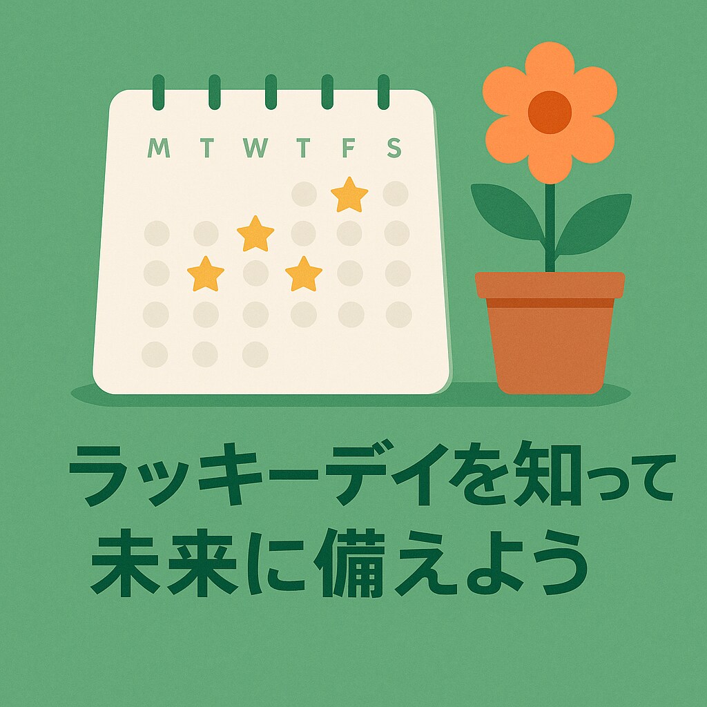あなたのラッキーデイと要注意日を占います お好きな月を指定！追加で1日だけ知りたい日を指定もOK！ イメージ7
