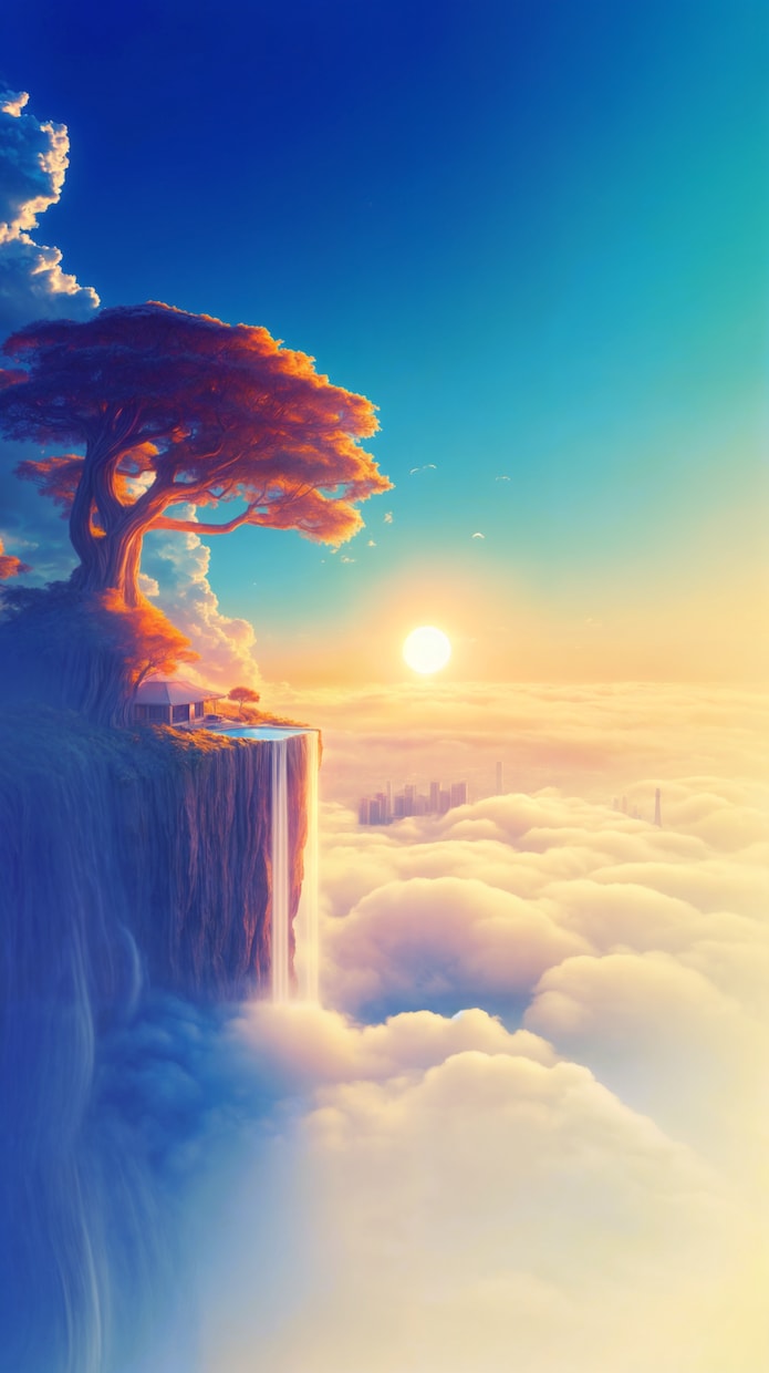 ミッドジャーニーで“バズる雲景”の作り方になります ミッドジャーニーで“バズる雲景”の作り方になります イメージ2