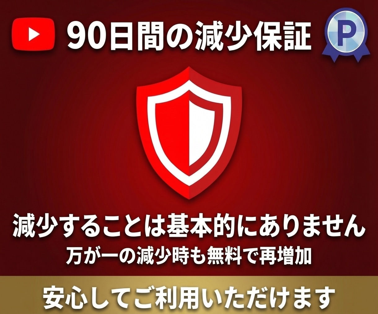 YouTubeチャンネル登録者を120人増やします 【好評につき増量】リアルユーザー登録＋90日間の減少保証付き イメージ8
