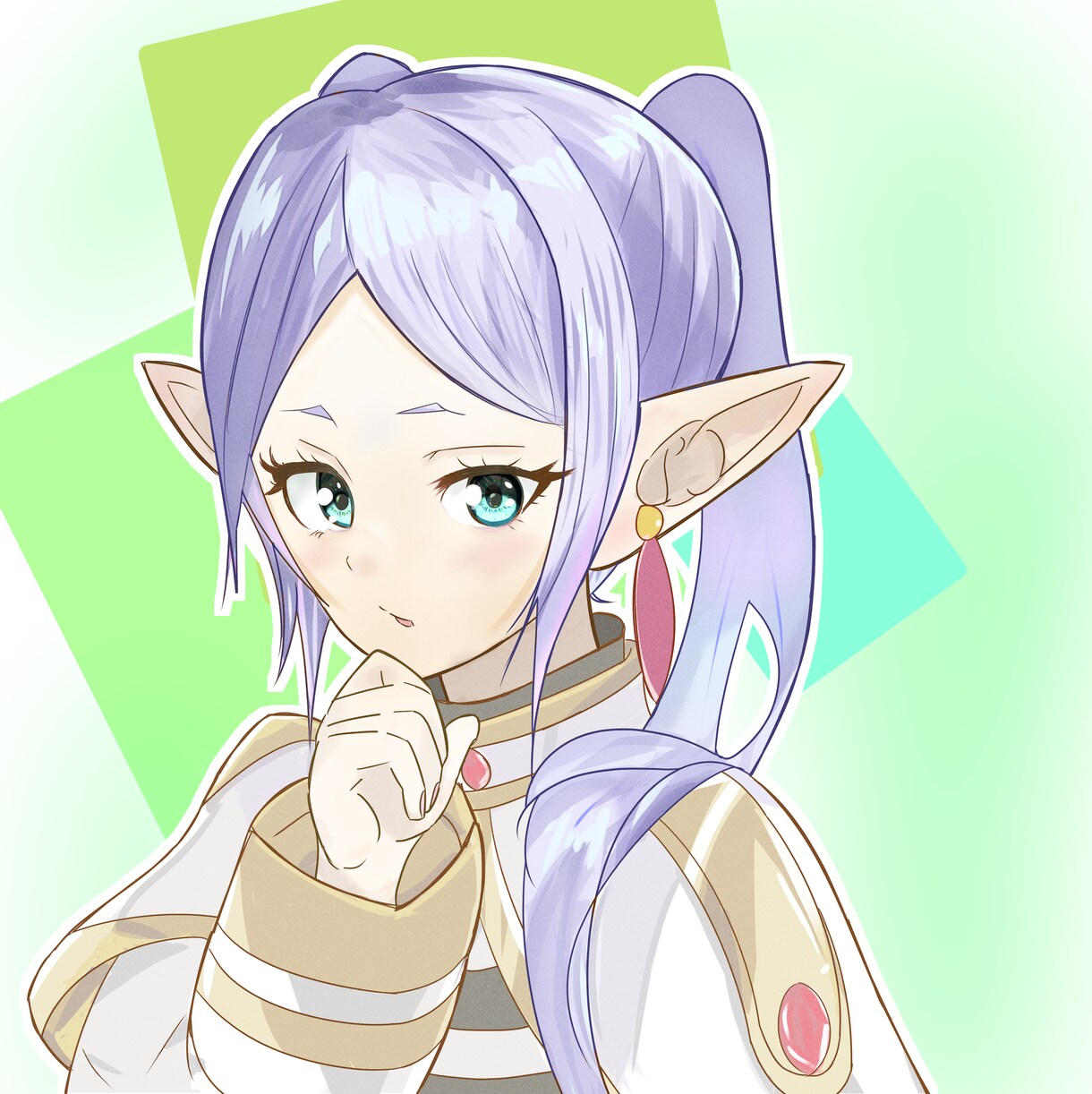 初心者大歓迎！可愛い女の子のアイコンを描きます 可愛い女の子で自分だけのアイコンを華やかに イメージ3