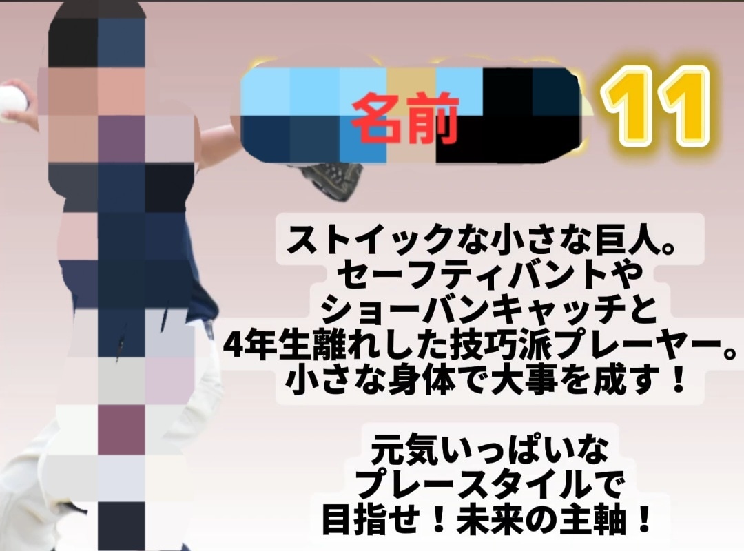 少年野球のハイライト動画やイベント動画作成します SNS掲載用の動画や、団員募集、イベント動画も可能！ イメージ1