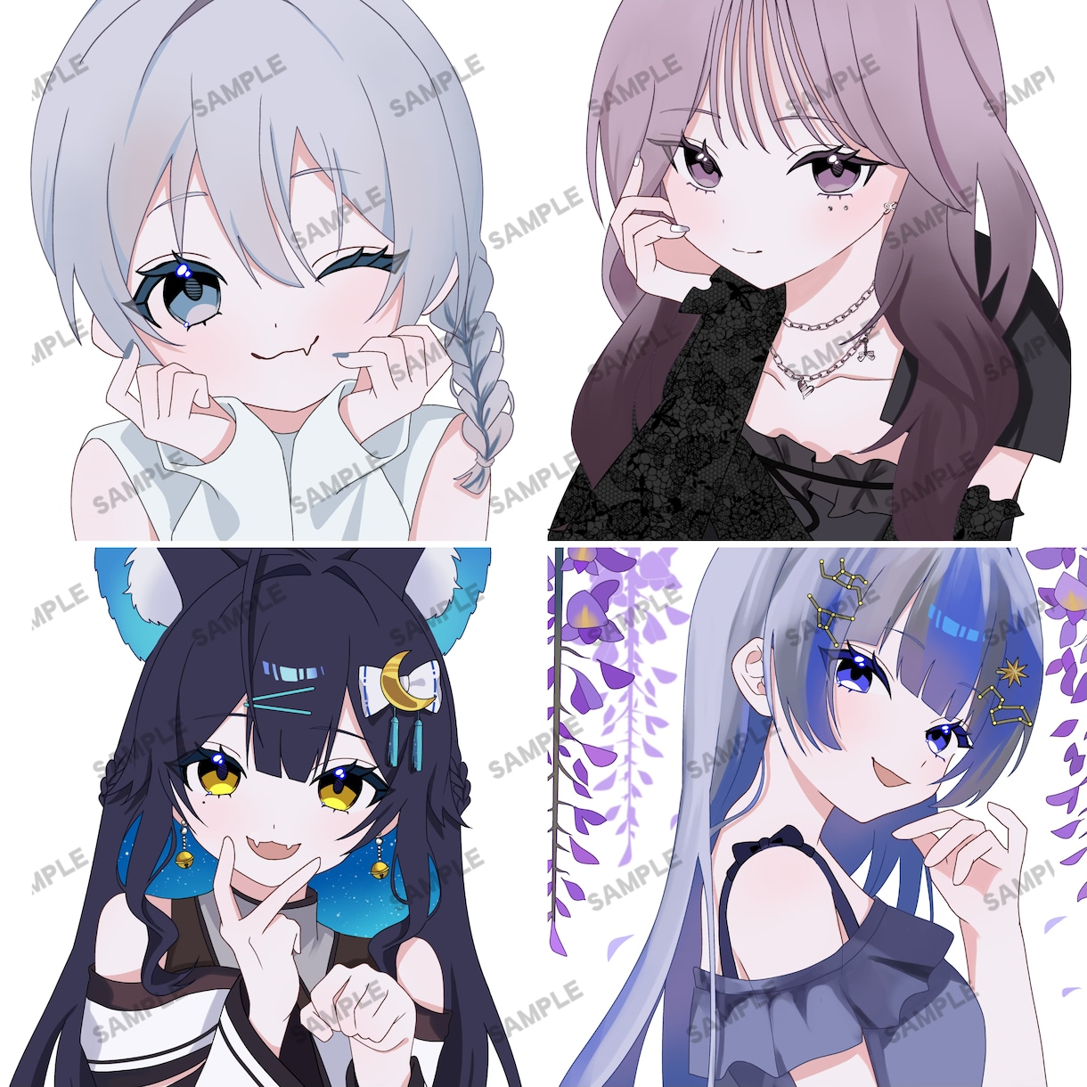 商用利用可能イラストます 今まで、VTuberさんからの依頼は15件いただきました。 イメージ4
