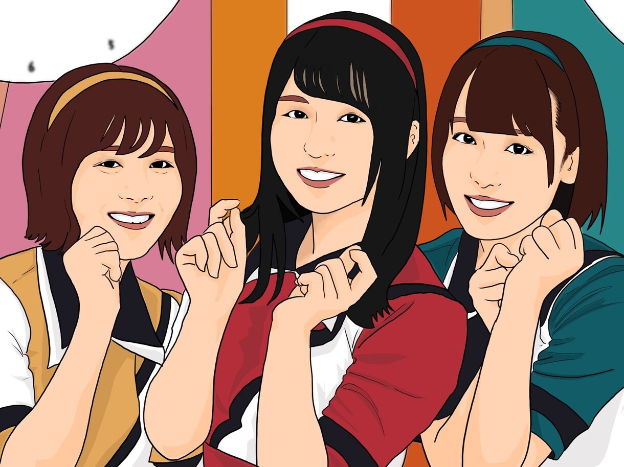 無料で何度でも修正OK！似顔絵描きます お急ぎの場合即日納品も可能！質問もお気軽に！！ イメージ5