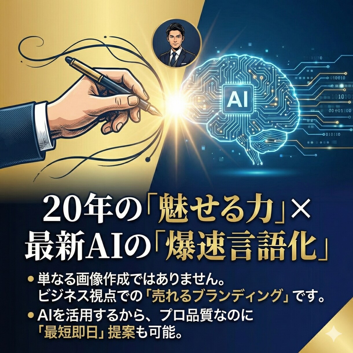 経験×AI｜SNS丸ごとブランディングします ビジネスの強みを言語化し、理想の顧客に届くプロフィール作成 イメージ4