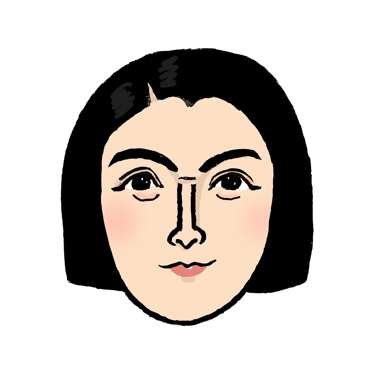 シンプルなカラー似顔絵をお描きします SNSのプロフィールアイコンに最適！名刺にもどうぞ。 イメージ9