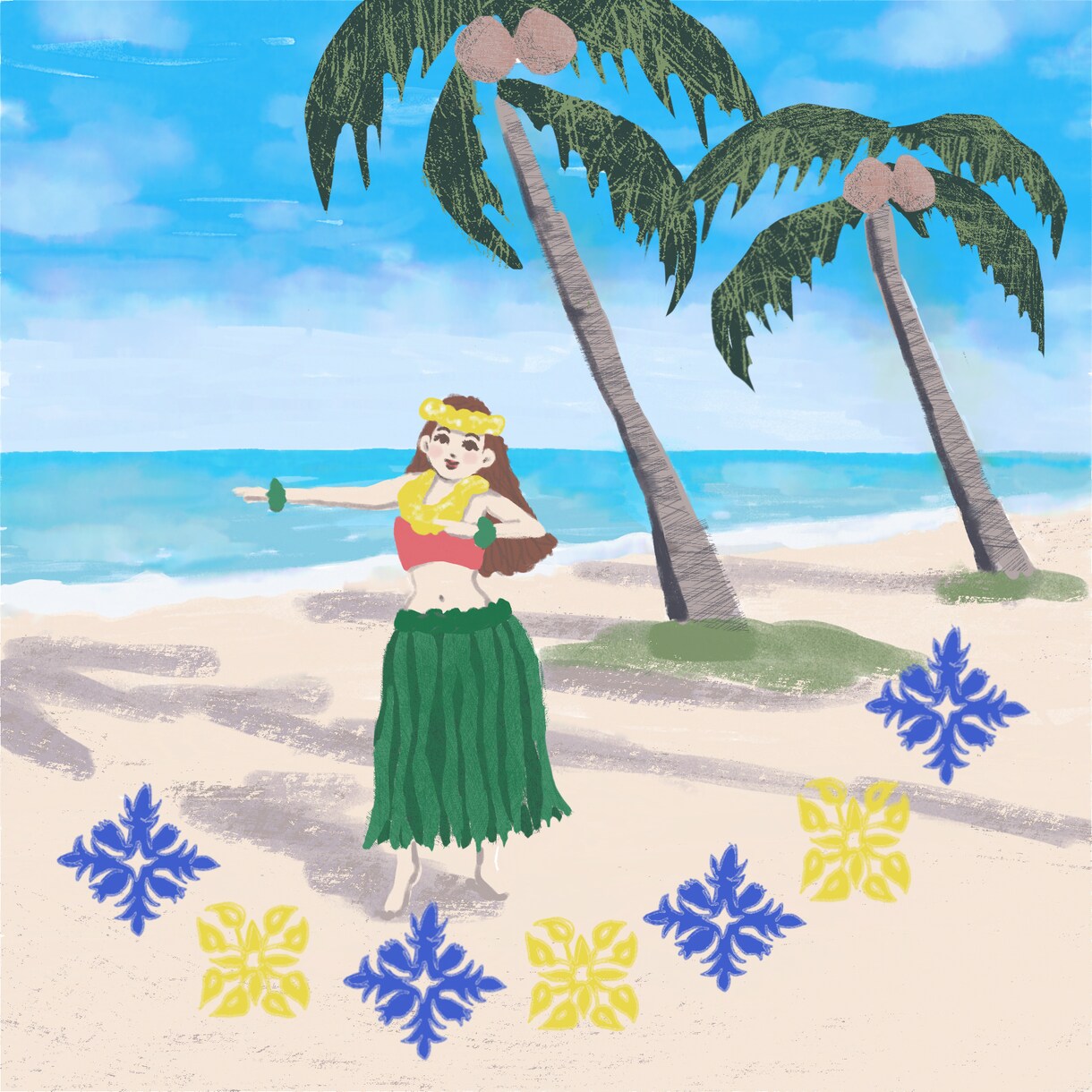 優しいタッチの挿絵＆イラスト、描きます 写真やラフ案を元に、食べ物、植物、動物、人物をアクリル画風に イメージ3
