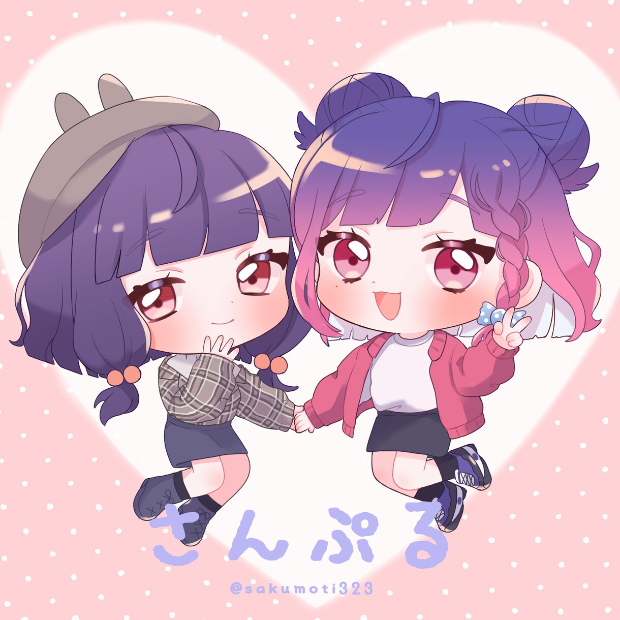 デフォルメで1枚絵、アイコン、ヘッダー作成します もちもちかわいい絵を描くのが得意です！ イメージ2