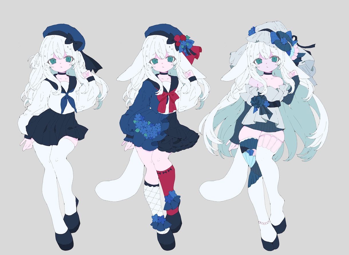 女の子の立ち絵を描きます キャラデザインも受け付けています。 イメージ2