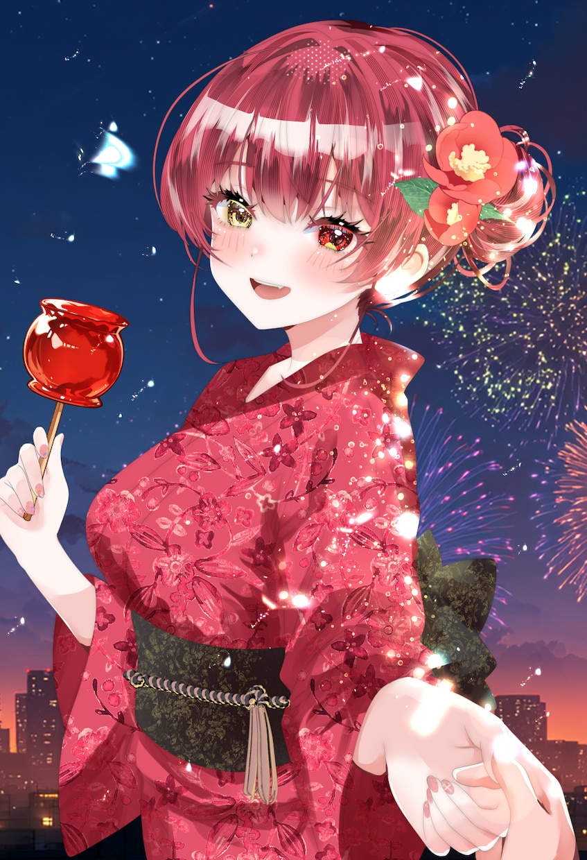 一枚絵イラストお描きいたします あなただけのオリジナルキャラクターをお作り致します イメージ3