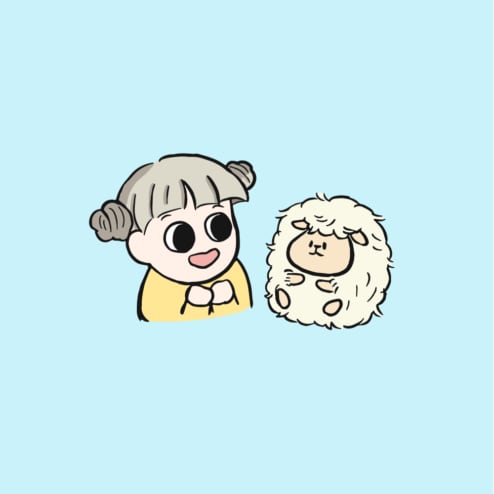 ゆるいシンプルなタッチの動物や人物イラスト描きます 個性的でゆるかわなアイコン、イラスト素材はいかがですか？ イメージ3