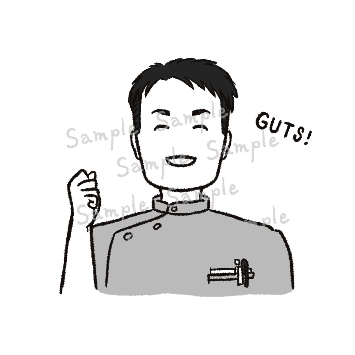 肩の力が抜けるようなほっこりモノクロ似顔絵描きます 記念日、プレゼント、アイコンなどに！即対応◎ イメージ4