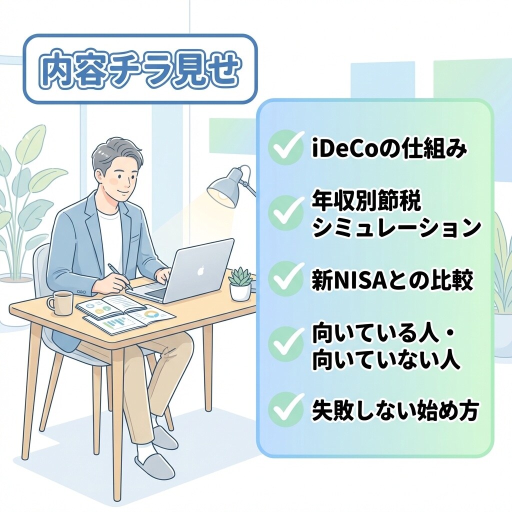 サラリーマンのiDeCo節税を解説しまます 60歳まで縛られる前に読む1冊 イメージ2