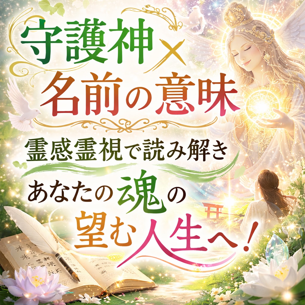 霊能師が、名前に秘めた魂の宿命・使命を霊視します 名前は、魂からの暗号☆霊感霊視で解きあなたの魂の望む人生へ! イメージ1