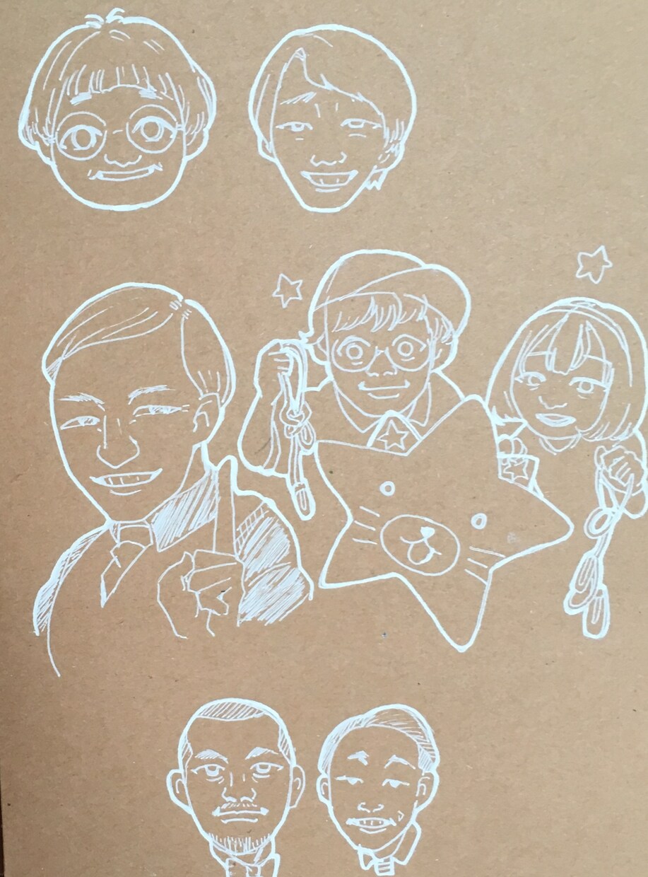 様々な絵柄で似顔絵を描きます 世界に一つだけの絵をあなたに。 イメージ4