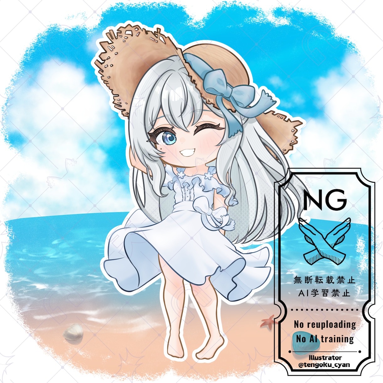 商用利用可！【麦わらワンピース】ミニキャラ描きます ライバー活動をお手伝い！配信/パネル開け/アイコン/グッズ イメージ5
