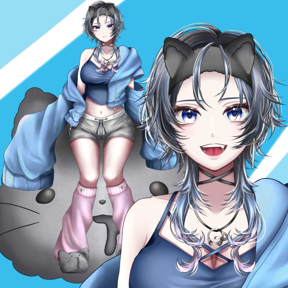 現役Vtuberがあなただけのモデルを作成します あなただけのモデルを１から作成！アフターサービスも充実！ イメージ1
