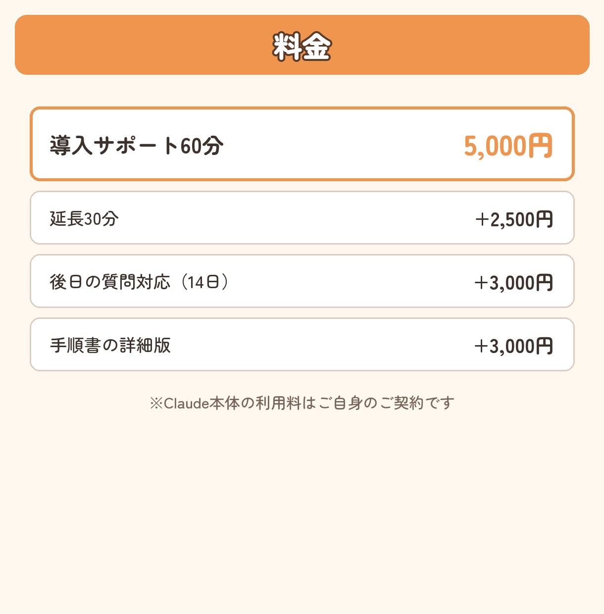 Claude Code導入を画面共有で助けます 入れたのに動かない・怖くて進めない、を越える60分 イメージ4